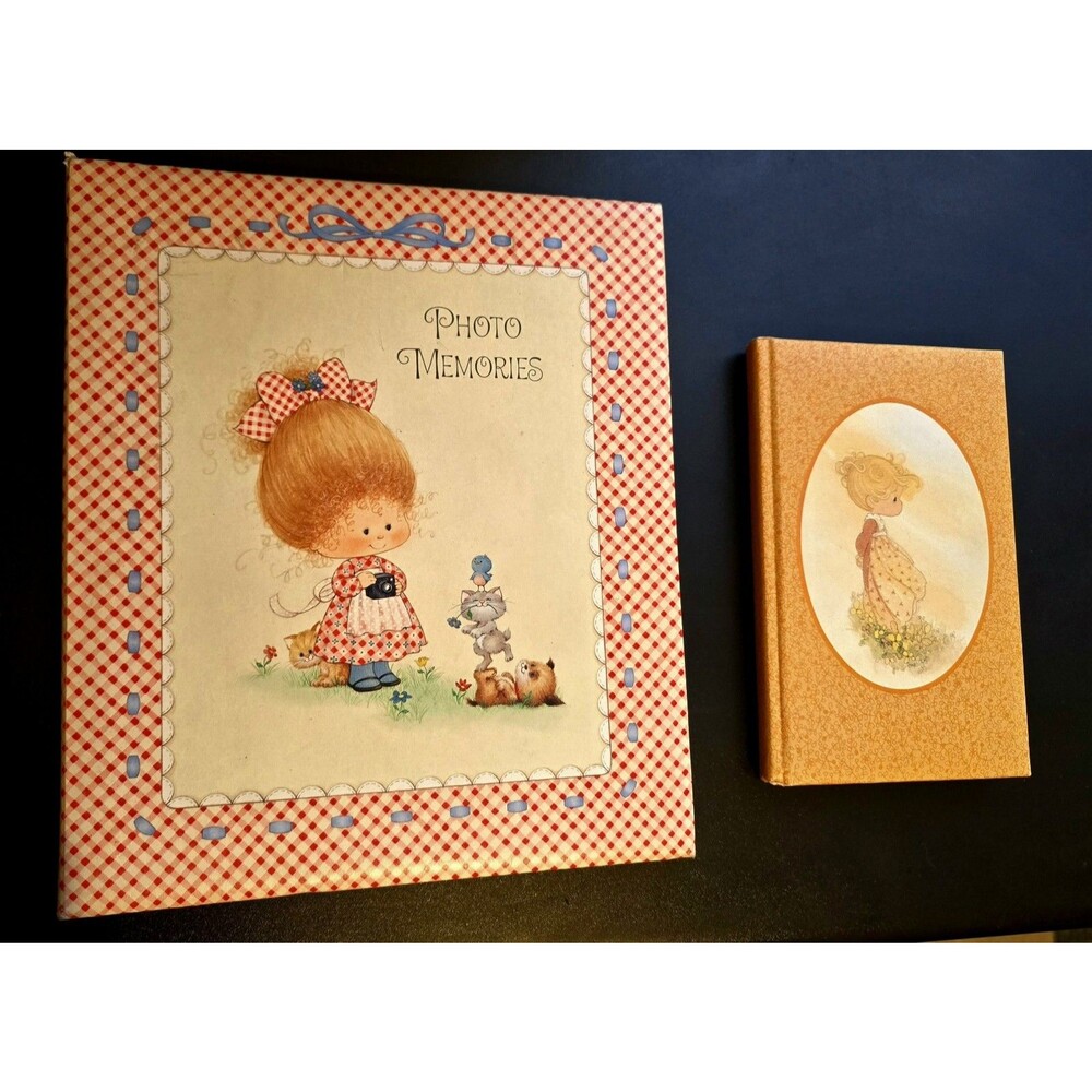 Hallmark Photo Memories Binder & NEW Samual Butcher 1988 Journal Thomas Nelson